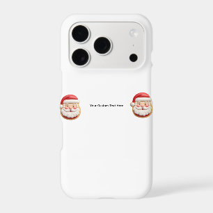 Your Custom Text Santa Cookie Christmas