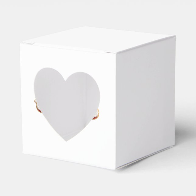 Your Custom Text Santa Cookie Christmas Favour Box (Front Side)