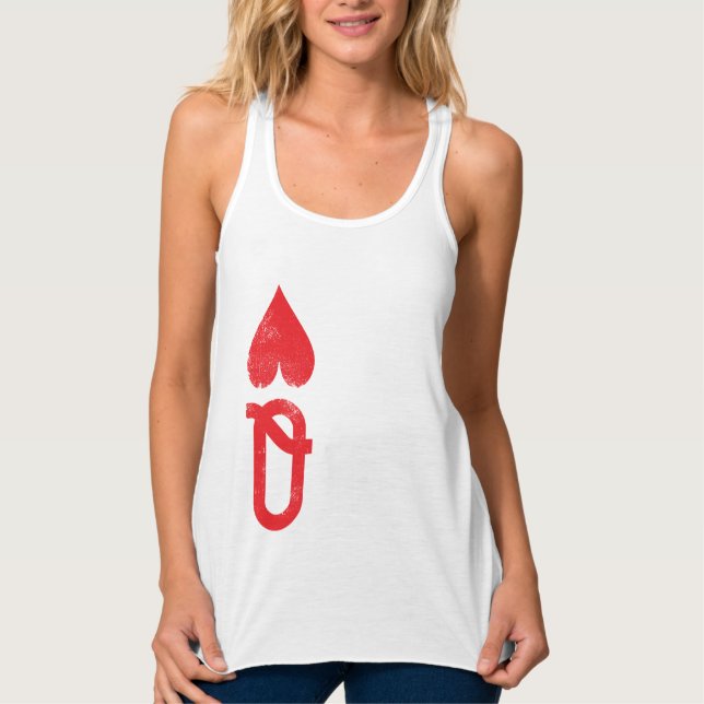 Your Custom Women's Bella Flowy Racerback Tank Top (Front)