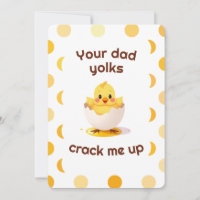 Your Dad Yolks Crack Me Up Fathers Day