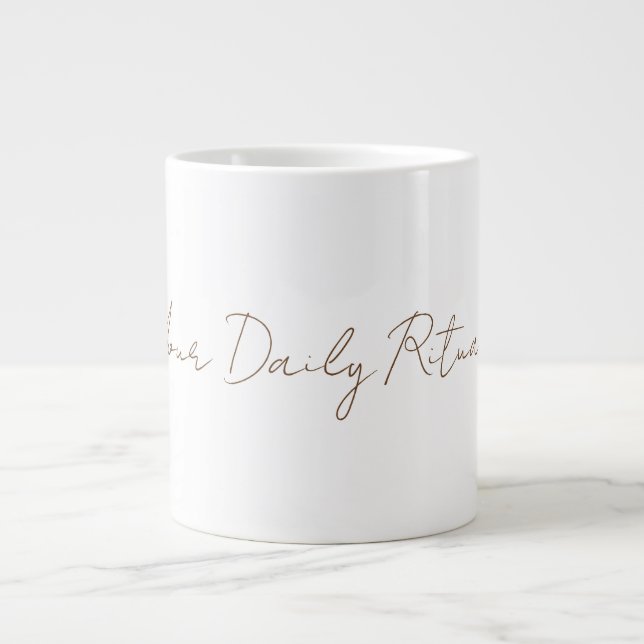 Your Daily Ritual Large Coffee Mug (Front)