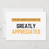 Your Dedication Is Greatly Appreciated bl