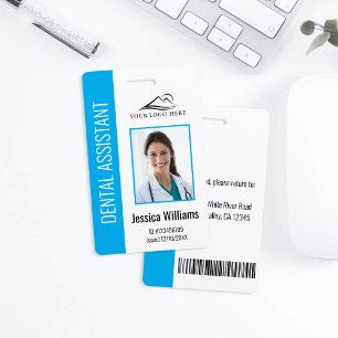 Your Dental Clinic Logo Dentist Employee Photo ID Badge