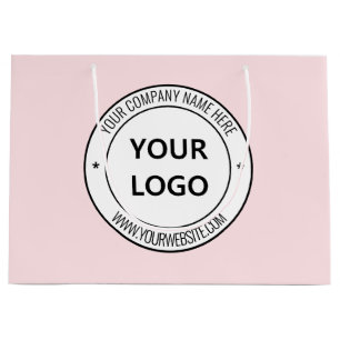 Your Design Branded Logo Business Gift Bag Example