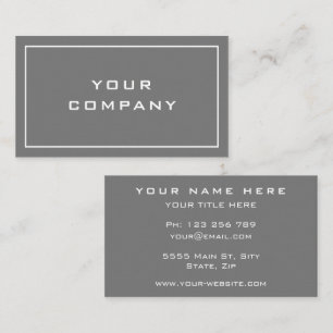 Your Design Business Card Example