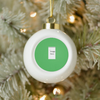 Your Design Ceramic Ball Christmas Ornament