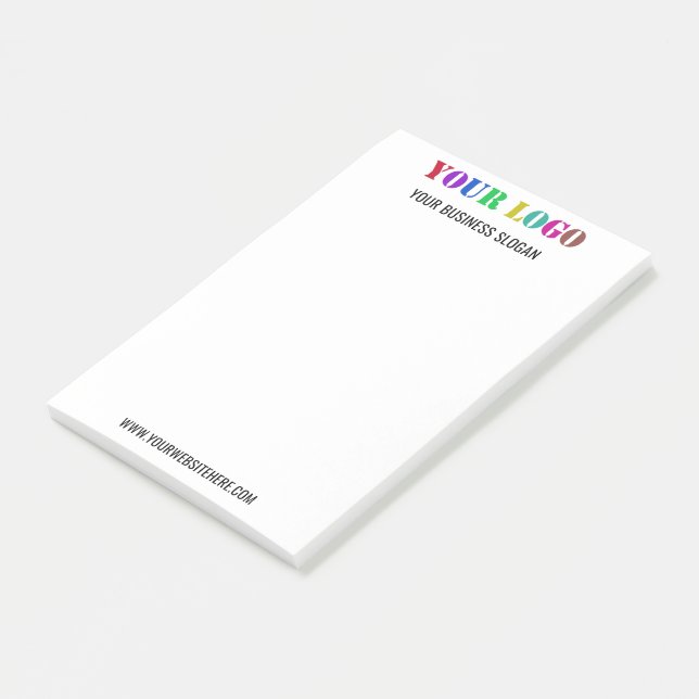 Your Design Company Logo Post-it® Notes Example (Angled)