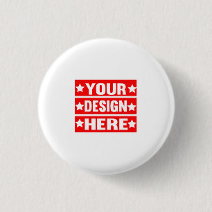 Your Design Here Custom   3 Cm Round Badge