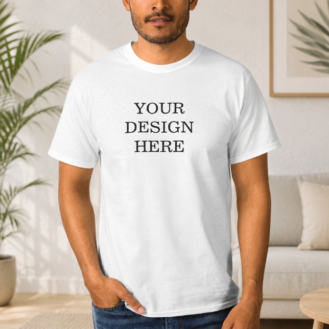 Your Design Here Custom Funny T-Shirt Template (Creator Uploaded)