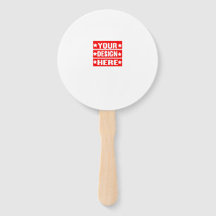 Your Design Here Custom Hand Fan