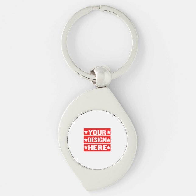 Your Design Here Custom    Key Ring (Front)