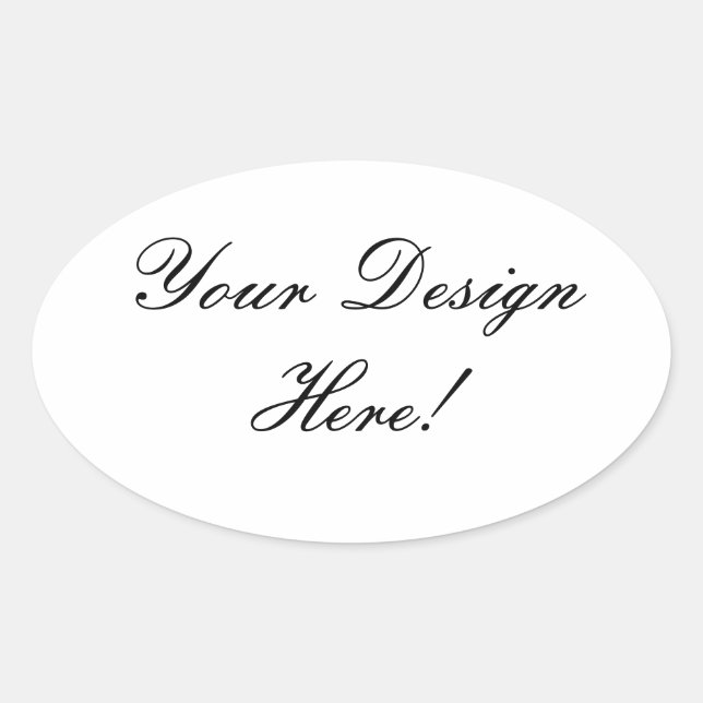Your Design Here! Customisable Wedding Stickers (Front)