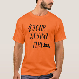 YOUR DESIGN HERE Halloween Mockup T-Shirt T-Shirt