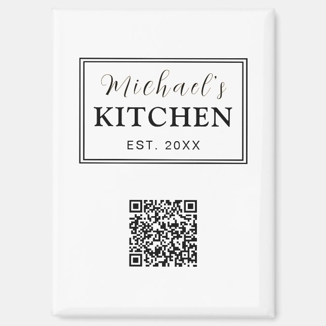 Your Design on a Kitchen Fridge Magnet (Front)