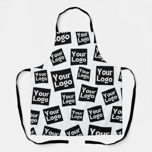 Your Design or Business Logo   Random Placement Apron