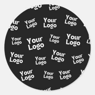 Your Design or Business Logo   Random Placement Classic Round Sticker