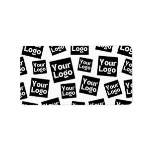 Your Design or Business Logo   Random Placement Label