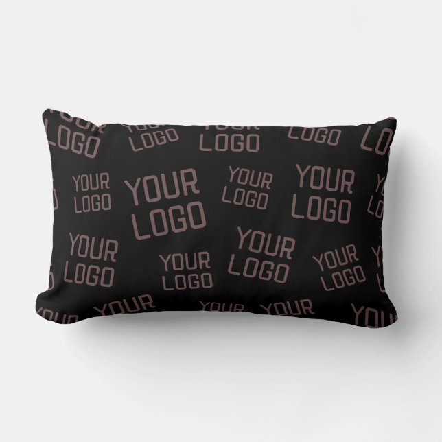Your Design or Business Logo | Random Placement Lumbar Cushion (Front)
