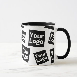 Your Design or Business Logo   Random Placement Mug