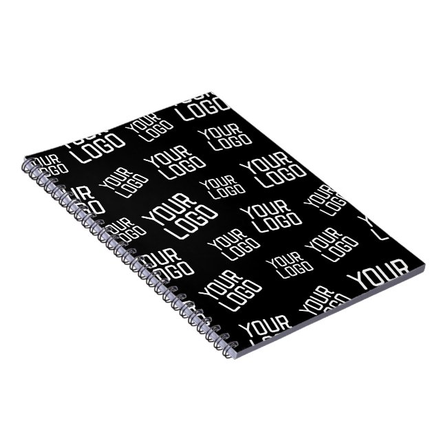Your Design or Business Logo | Random Placement Notebook (Right Side)