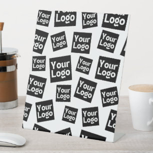 Your Design or Business Logo Random Placement Pedestal Sign