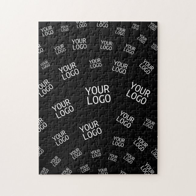 Your Design, Photo or Business Logo Randomly Tiled Jigsaw Puzzle (Vertical)