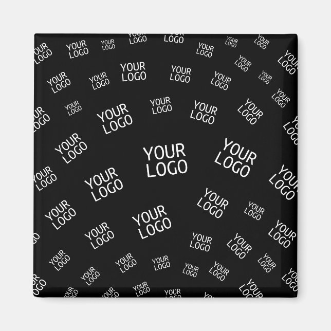 Your Design, Photo or Business Logo Randomly Tiled Magnet (Front)