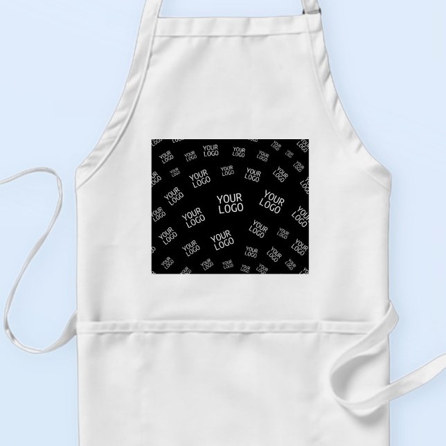 Your Design, Photo or Business Logo Randomly Tiled Standard Apron (Creator Uploaded)
