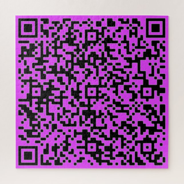 Your Design QR Code Puzzle Example Custom Coolor (Vertical)