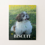 Your dog Name Photo Custom puppy Jigsaw Puzzle<br><div class="desc">Personalise this puzzle with your favourite photo of your pet (dog,  cat,  etc.). A fun gift for the dog lover,  cat lover. Seeing their pet in puzzle form with a special picture is a  welcomed keepsake.</div>