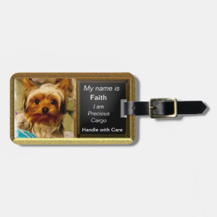 Your Dog's Photo Traveller Luggage Tag