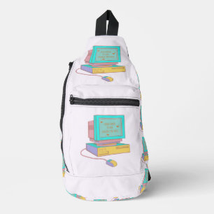 Your Email Is Not Finding Me Well Funny Retro Sling Bag