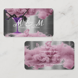 Your Event's Bar Service Private Party Bartender Business Card