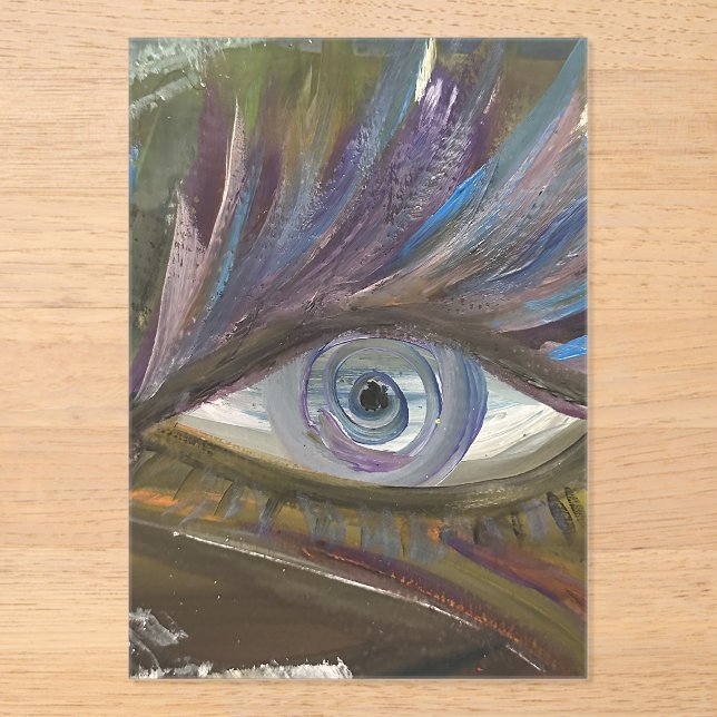Your Eye Is The Mirror Of Your Soul Acrylic Invitations (Front)