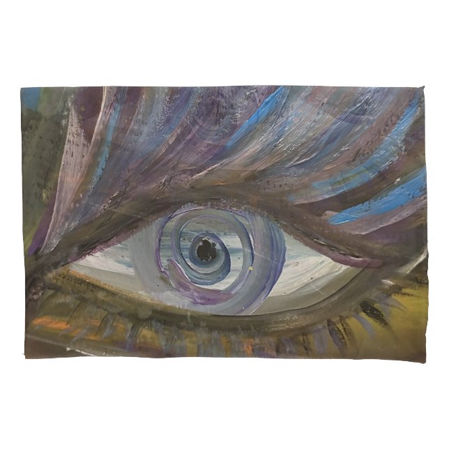 Your Eye Is The Mirror Of Your Soul Pillowcase (Front)