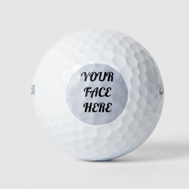 YOUR FACE custom golf ball!!!! Balls (Front)