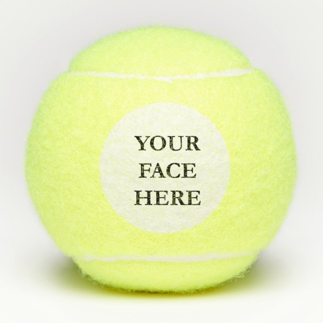 YOUR FACE custom Tennis Balls (Front)