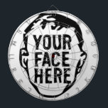 Your Face Here Dartboard<br><div class="desc">Looking For Something One-Of-A-Kind?
Easily upload photos, artwork, text, and more!
CREATE YOUR OWN CUSTOM ITEM NOW</div>