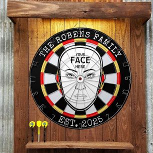 Your Face Here Dartboard