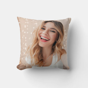 Your face on a birthday personalized cushion