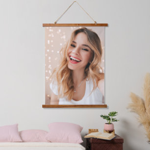 Your face on a birthday personalized hanging tapestry