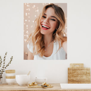 Your face on a birthday personalized poster
