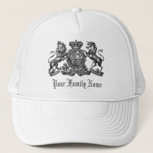 Your Family Name Customisable Crest Baseball Cap
