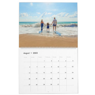 Your Family Photo Calendar Gift Personalised Text
