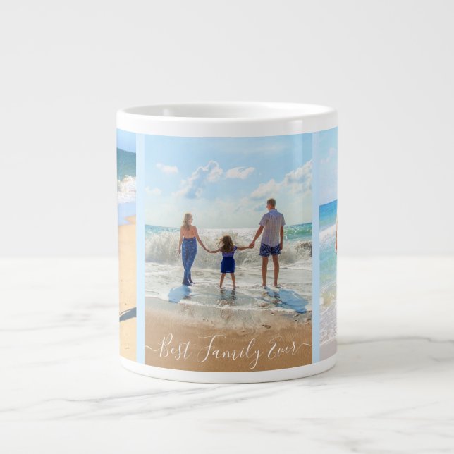 Your Family Photo Collage Mug - Best Family Ever (Front)