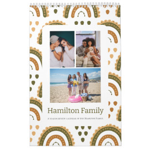 Your Family Photo Month By Month Personalised Calendar