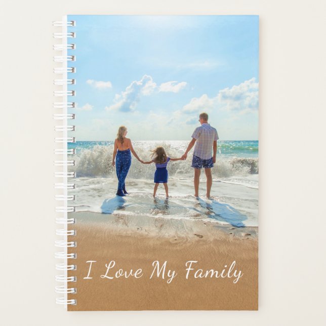 Your Family Photo Planner Text - I Love My Family (Front)