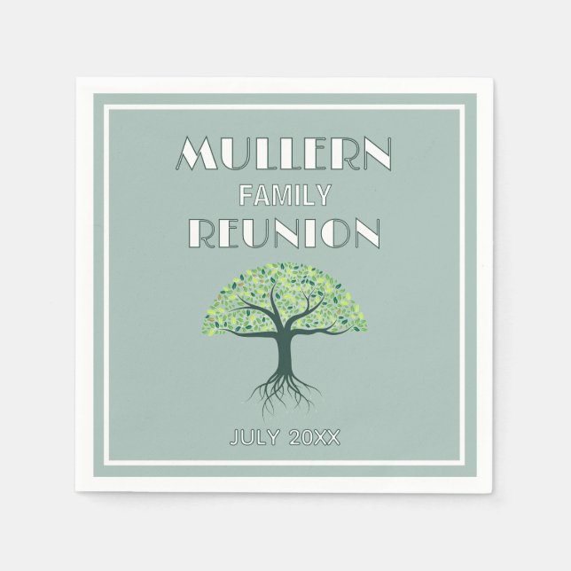 Your Family Reunion  Napkin (Front)