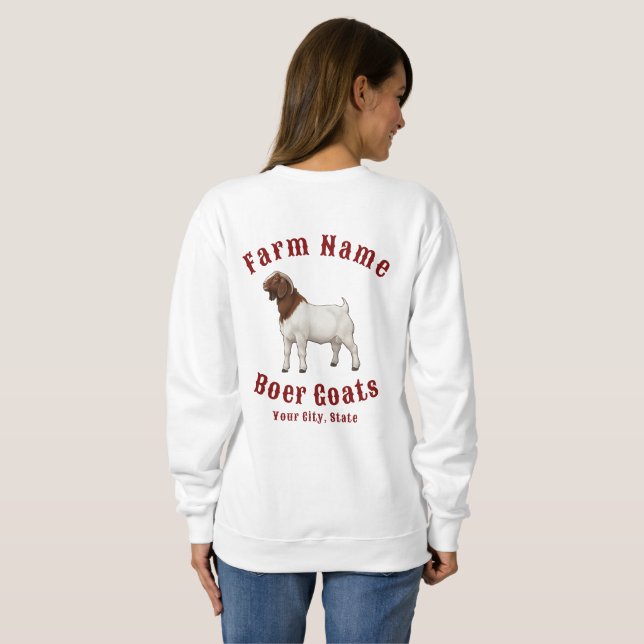 Your Farm Boer Goats Sweatshirt (Back Full)