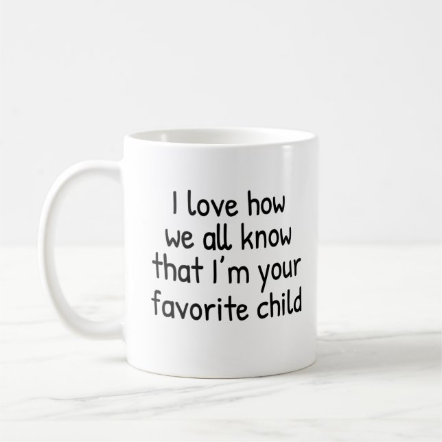 Your Favourite Child Coffee Mug (Left)